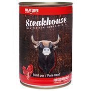 Steakhouse Pure Beef karma mokra dla psa 100% wołowina 400 g, 800 g